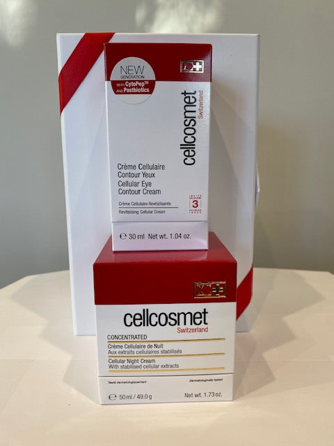 Cellcosmet Christmas Gift Set - Eye Contour Cream and Concentrated Night Cream